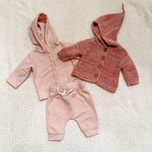 Nordstrom Baby Set Hoodie/Sweatpants/Sweater